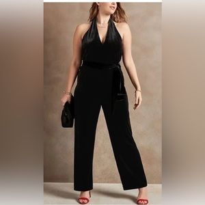 Banana Republic velvet jumper, backless. Size 6